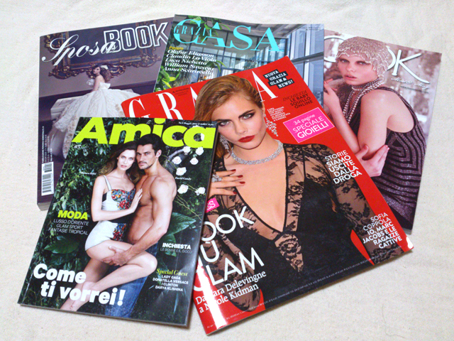 Book moda Magazine, Book Moda Sposa, AMICA, GRAZIA, GRAZIA CASA